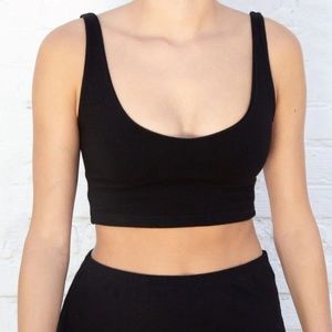 Brandy melville black lydia tank NWT